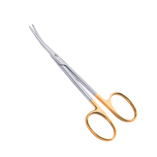 Strabismus Scissors, Tungsten Carbide w/ 1 Micro-Serrated Blade